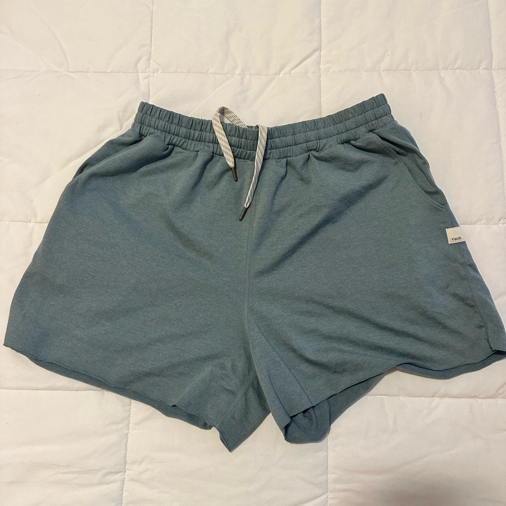 Vuori Women's Athletic Shorts in Blue